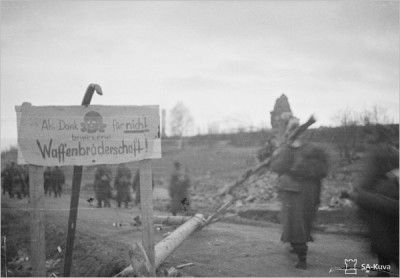 Op de terugtocht vernietigden de Duitsers heel Lapland.